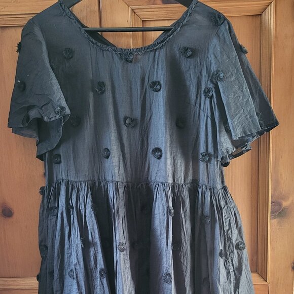 Ewa i Walla Ekanta dress in antique black. Size xs - Picture 1 of 6